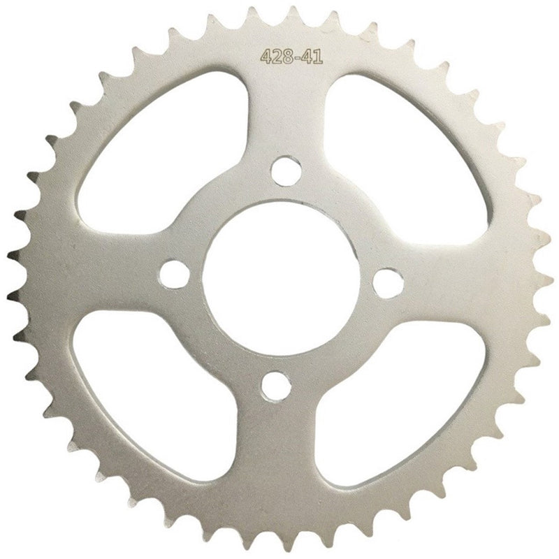 Rear Sprocket #428 41th Fits Tao Tao GK110, Coolster GK6125, Peace GK125, Roketa 110-125cc GoKarts Bolts c/c=67 ID=48