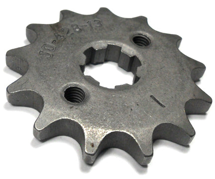 Front Sprocket #428 13th Fits Tao Tao, Roketa, Peace, Baja, Coolster, 110-125cc GoKarts - Dirt Bikes