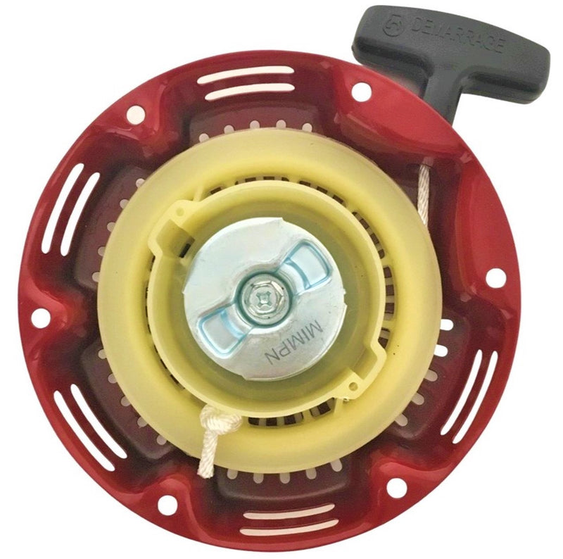 Recoil Pull Starter  Fits Coleman CT100 + other small motors used on Dirtbikes, Generators, GoKarts, Minibikes, Power Equipment  Bolts Ctr to Ctr = 76mm OD=165mm