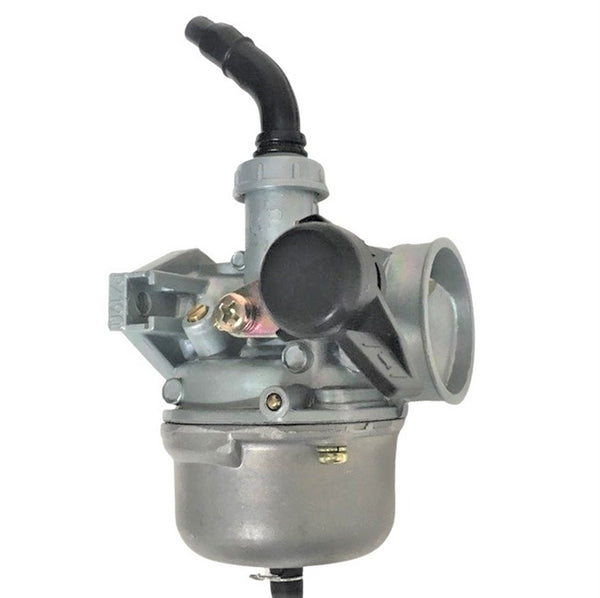 Carburetor PZ19 Manual Choke Lever LH Fits Coleman 70DX, 125DX, Tao Tao, Coolster, Peace, Icebear, + More Dirt Bikes, ATVs, GoKarts Intake ID=19 Air Box OD=35 Bolts Ctr To Ctr 48mm
