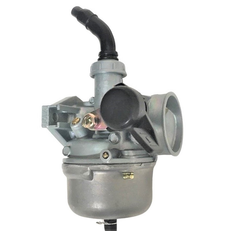 Carburetor PZ19 Manual Choke Lever LH Fits Coleman 70DX, 125DX, Tao Tao, Coolster, Peace, Icebear, + More Dirt Bikes, ATVs, GoKarts Intake ID=19 Air Box OD=35 Bolts Ctr To Ctr 48mm