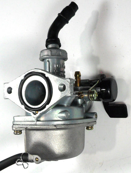 Carburetor PZ19 Manual Choke Lever LH Fits Coleman 70DX, 125DX, Tao Tao, Coolster, Peace, Icebear, + More Dirt Bikes, ATVs, GoKarts Intake ID=19 Air Box OD=35 Bolts Ctr To Ctr 48mm