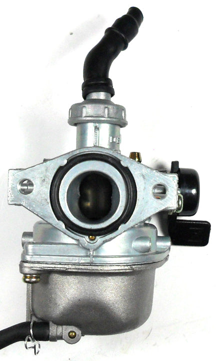 Carburetor PZ19 Manual Choke Lever LH Fits Coleman 70DX, 125DX, Tao Tao, Coolster, Peace, Icebear, + More Dirt Bikes, ATVs, GoKarts Intake ID=19 Air Box OD=35 Bolts Ctr To Ctr 48mm