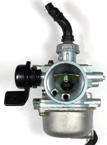 Carburetor PZ19 Manual Choke Lever LH Fits Coleman 70DX, 125DX, Tao Tao, Coolster, Peace, Icebear, + More Dirt Bikes, ATVs, GoKarts Intake ID=19 Air Box OD=35 Bolts Ctr To Ctr 48mm