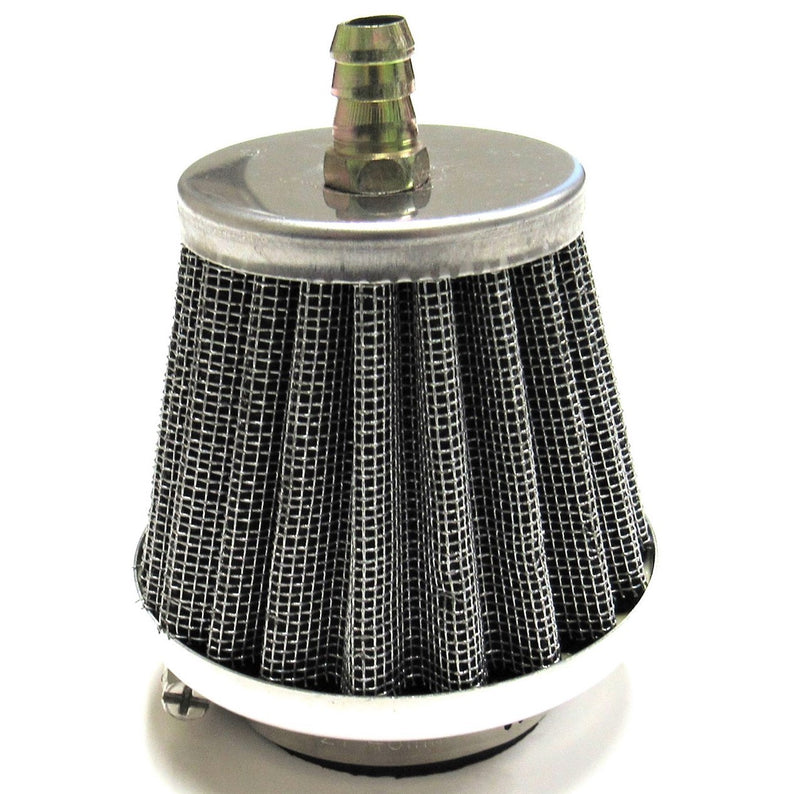Air Filter ID=35 w/EGR Nipple Fits Most 50, 70, 90, 110, 125cc ATVs, GoKarts, Dirt Bikes