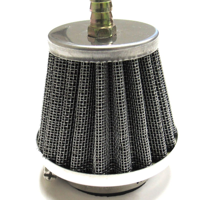 Air Filter ID=35 w/EGR Nipple Fits Most 50, 70, 90, 110, 125cc ATVs, GoKarts, Dirt Bikes