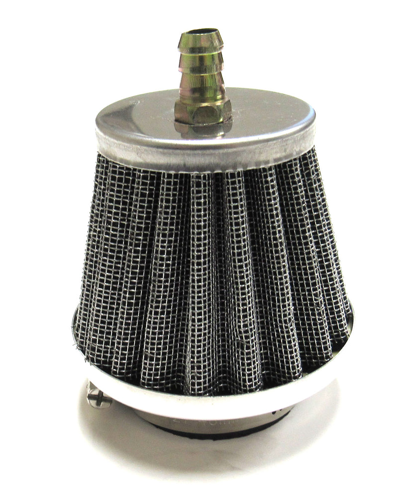 Air Filter ID=35 w/EGR Nipple Fits Most 50, 70, 90, 110, 125cc ATVs, GoKarts, Dirt Bikes
