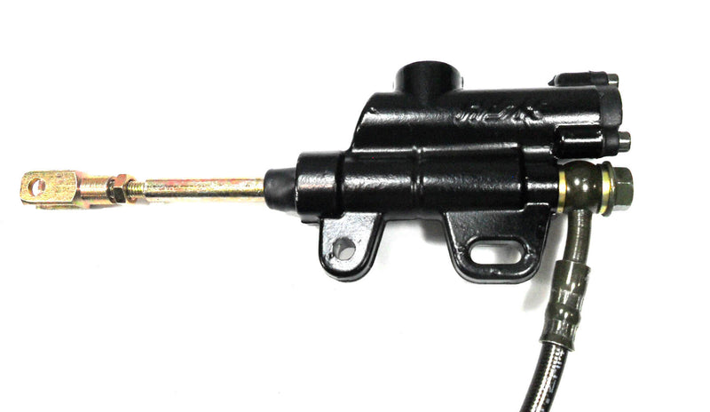 REAR FOOT BRAKE ASSEMBLY Crt Bolt to End of Arm L=84mm Line L=22