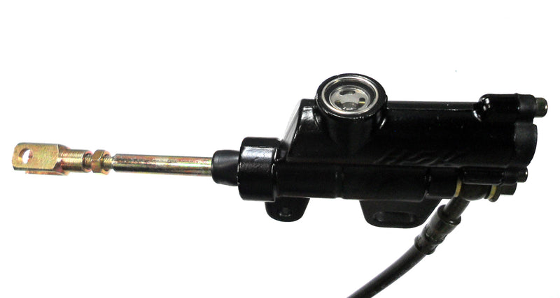 REAR FOOT BRAKE ASSEMBLY Crt Bolt to End of Arm L=84mm Line L=22