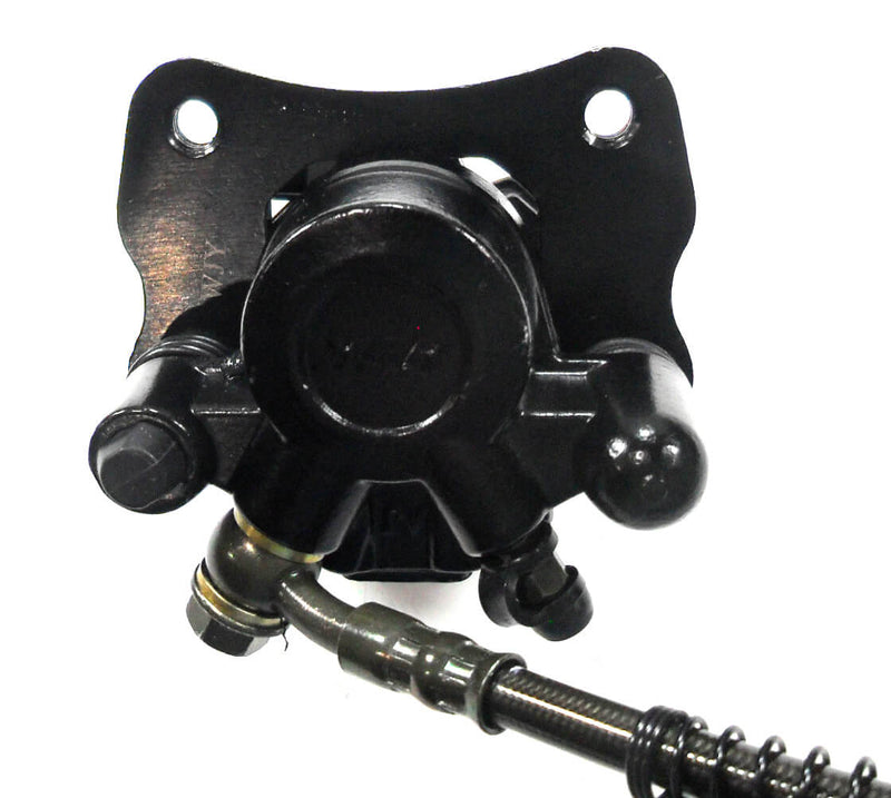 REAR FOOT BRAKE ASSEMBLY Crt Bolt to End of Arm L=84mm Line L=22