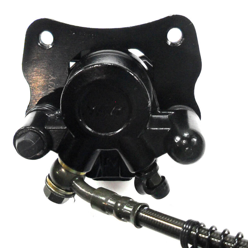 REAR FOOT BRAKE ASSEMBLY Crt Bolt to End of Arm L=84mm Line L=22