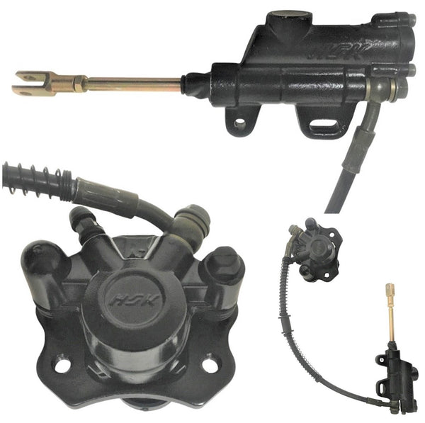 REAR FOOT BRAKE ASSEMBLY Crt Bolt to End of Arm L=102mm Line L=11