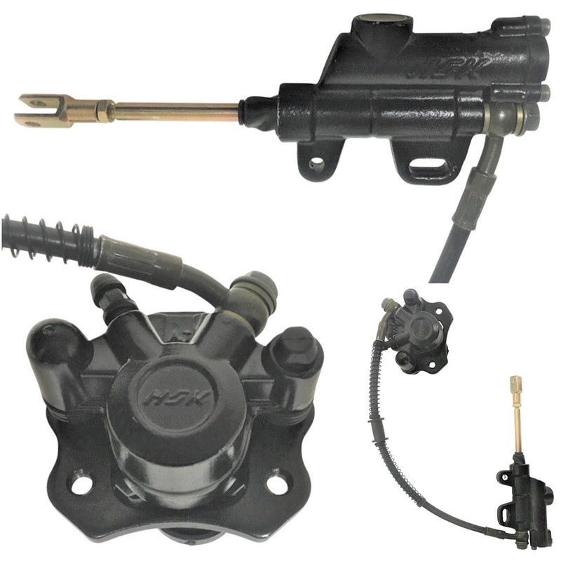 REAR FOOT BRAKE ASSEMBLY Crt Bolt to End of Arm L=102mm Line L=11