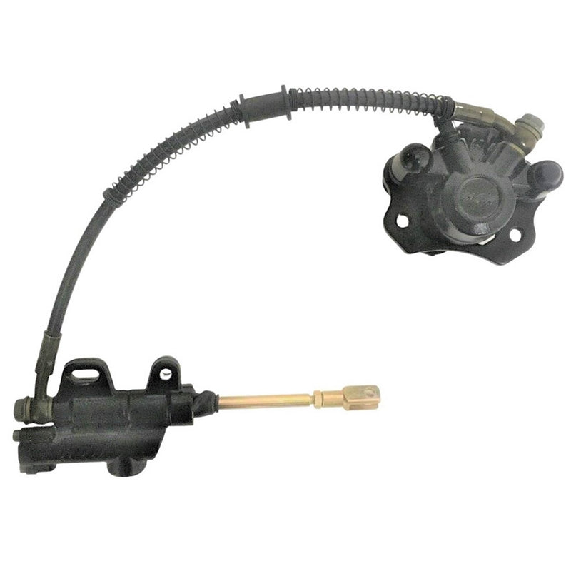 REAR FOOT BRAKE ASSEMBLY Crt Bolt to End of Arm L=102mm Line L=11