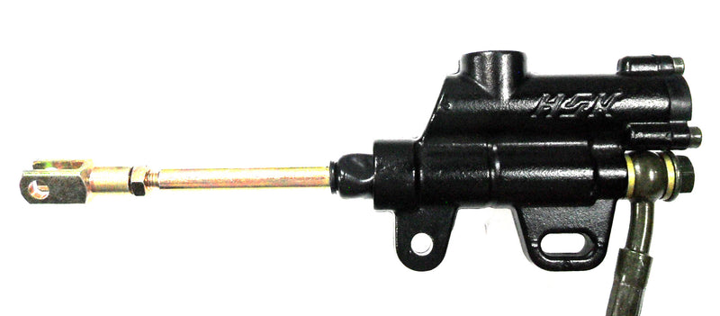 REAR FOOT BRAKE ASSEMBLY Crt Bolt to End of Arm L=102mm Line L=11