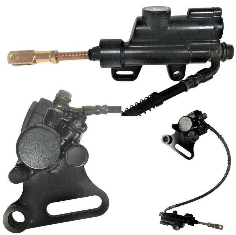 REAR FOOT BRAKE ASSEMBLY Center Mounting Bolt to End of Arm L=64mm Line L=15