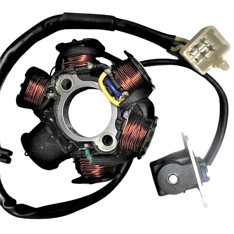 Stator 6 Coils 5 Pin in 6 Pin FM Fits Tao Tao Hellcat 125 + Others OD=83 ID=29 C/C=41