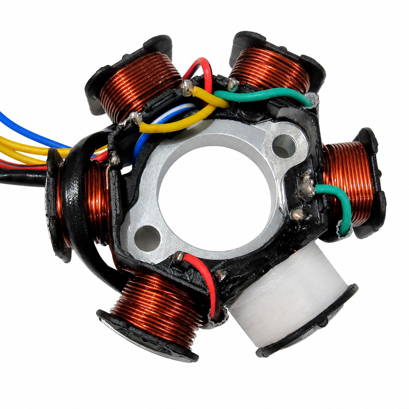Stator 6 Coils 5 Pin in 6 Pin FM Fits Tao Tao Hellcat 125 + Others OD=83 ID=29 C/C=41