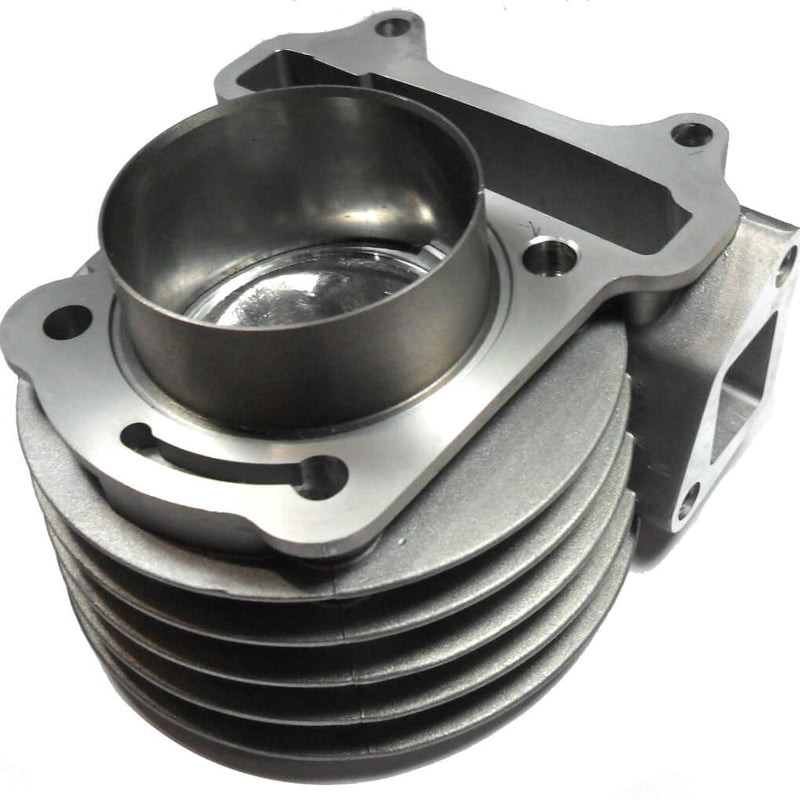 100cc Cylinder Piston Top End Kit With Non-EGR Head For GY6-50 QMB139 Chinese Scooter Motors. Bore=50mm Shirt OD=52.50mm
