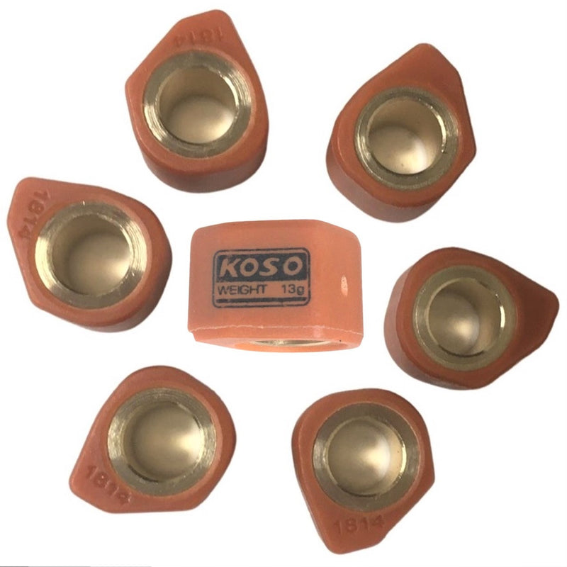 18X14 (13G) High Performance Clutch Sliders Set For GY6-125,150-180cc Scooters, ATVs,GoKarts