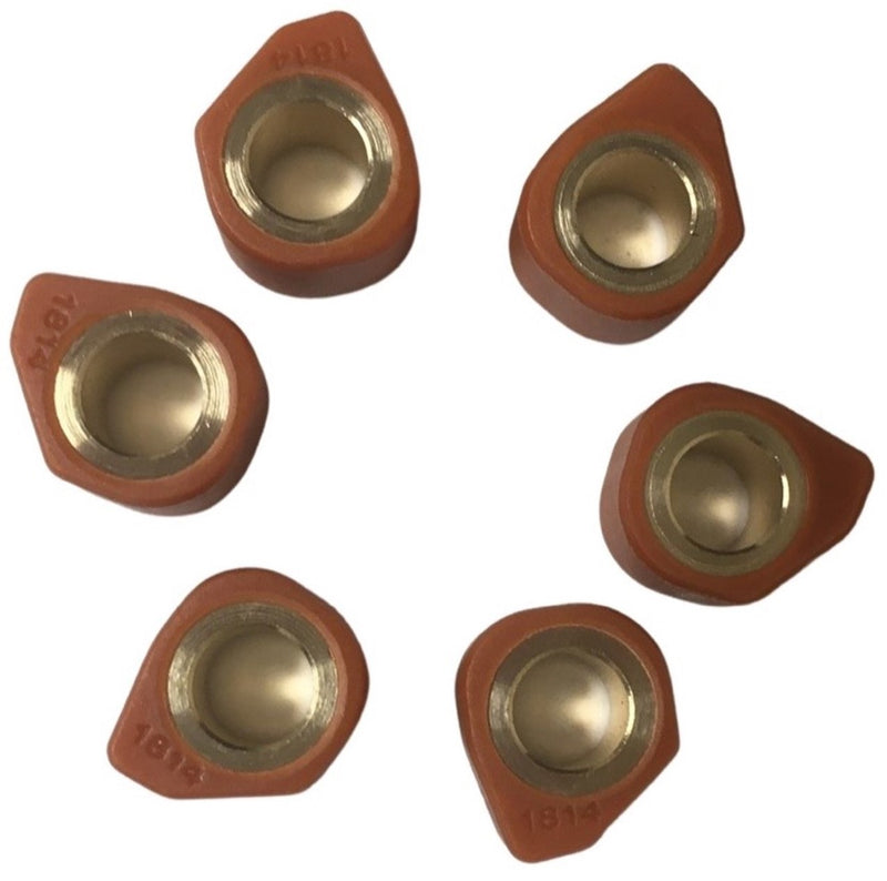 18X14 (13G) High Performance Clutch Sliders Set For GY6-125,150-180cc Scooters, ATVs,GoKarts