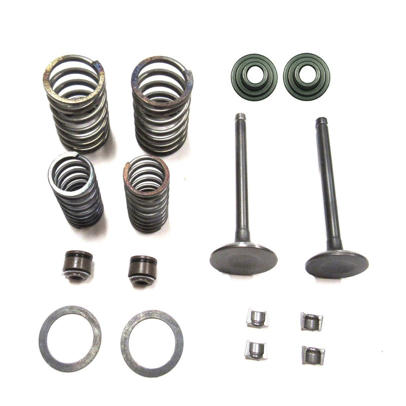 GY6-50 Valve Set 64mm Includes 2 Valves, 2 Springs, 2 Seals & retainer clips