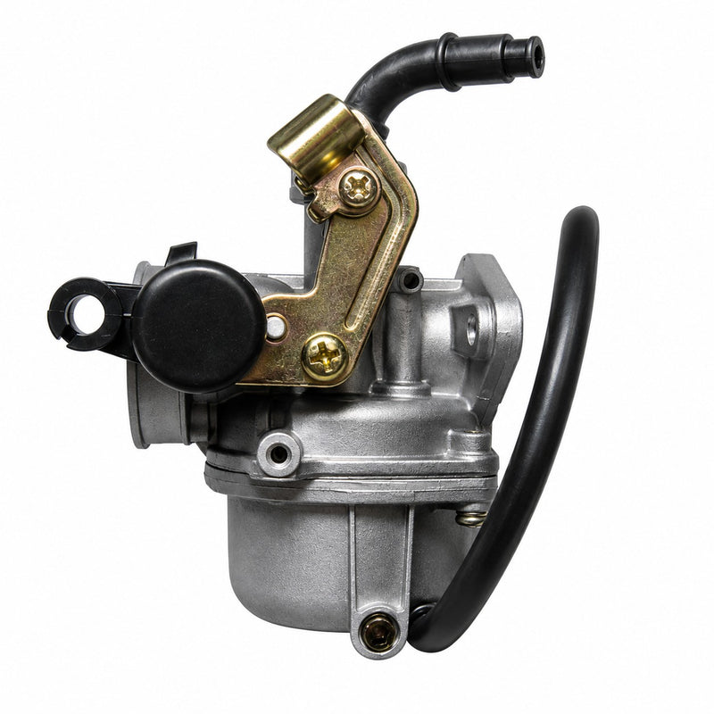 PZ22 Carburetor with Insulator & Paper Gasket, 50-125cc ATV, Dirtbike  CABLE CHOKE  Intake ID=22 Air OD=35  Bolts Ctr to Ctr 48mm