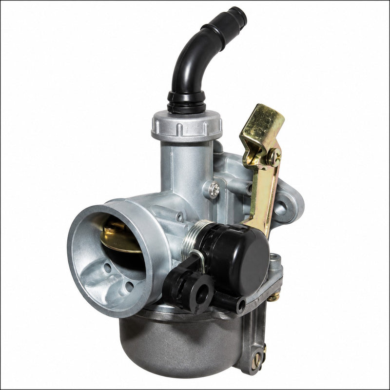 PZ22 Carburetor with Insulator & Paper Gasket, 50-125cc ATV, Dirtbike  CABLE CHOKE  Intake ID=22 Air OD=35  Bolts Ctr to Ctr 48mm