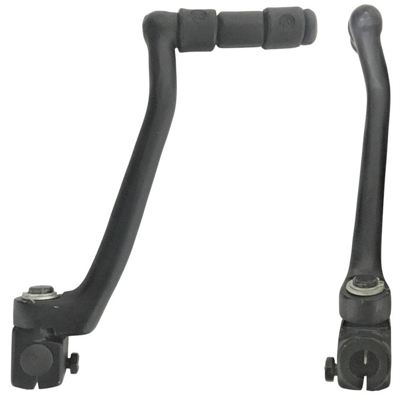 KICK START LEVER (Right Hand)  DIRT BIKE  Note - Color shipped may be Chrome or Black depending on availablity. ID=13mm L=7.5 in
