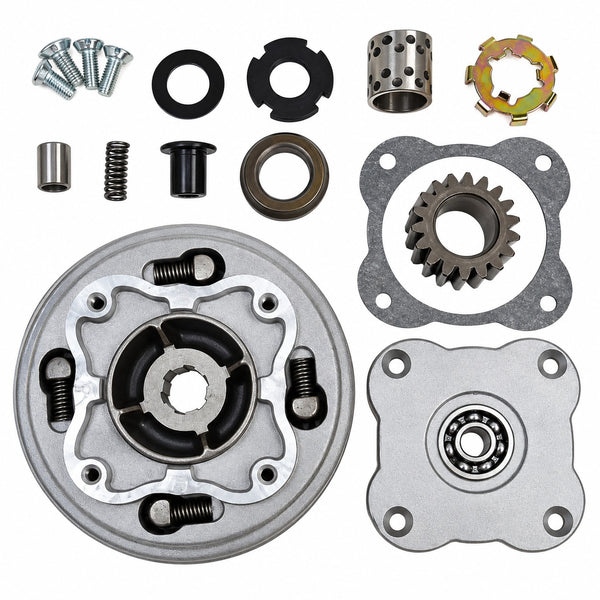 Rear Clutch  50-125cc Honda Copy Manual Clutch Fits Most Chinese ATVs, Dirtbikes  Clutch OD=116  Shaft=17mm 18th Gear