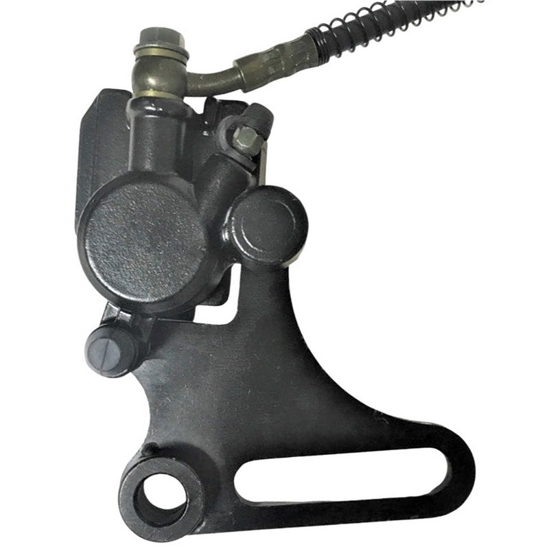 Rear Foot Brake Assembly Fits Many ATVs & DirtBikes Caliper Bolts c/c=25-86mm, Line L=22in, Master Cylinder Bolts c/c=40-55mm, Rod Length-From Body to Center of Connector Hole=105mm