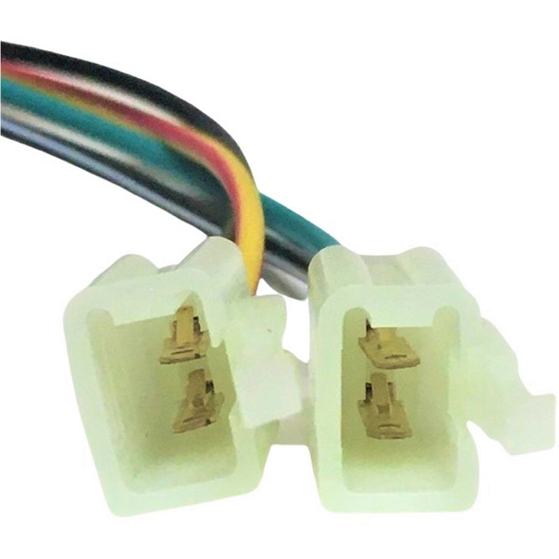 Kill Switch with Electric Start Button 2 Wire Female Jack + 2 Wire Female Jack. Fits Many Dirt Bikes and ATV's