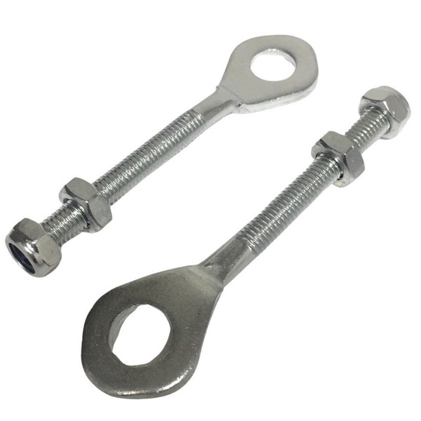 Chain Adjusters Fits Many ATV's & DirtBikes (Per Pair) L=4in ID=13mm Rod OD=7.5mm