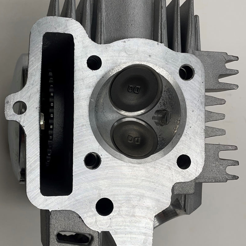 Cylinder Head 54mm (With Valves and Cam)  Cam Sprocket Teeth = 32  Honda Copy 125cc ATV, Dirt Bike