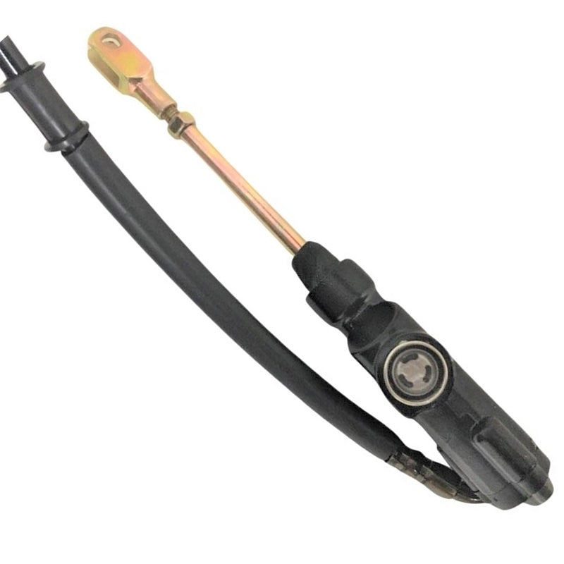 Rear Foot Brake Assembly Fits Many ATVs & DirtBikes Caliper Bolts c/c=45mm, Line L=20in, Master Cylinder Bolts c/c=40-55mm, Rod Length-From Body to Center of Connector Hole=110mm