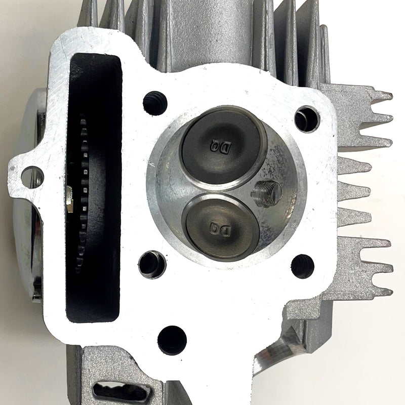 Cylinder Head 54mm (With Valves and Cam)  Cam Sprocket Teeth = 28  Honda Copy 125cc ATV, Dirt Bike