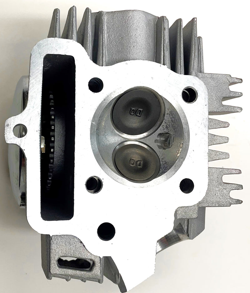 Cylinder Head 54mm (With Valves and Cam)  Cam Sprocket Teeth = 28  Honda Copy 125cc ATV, Dirt Bike