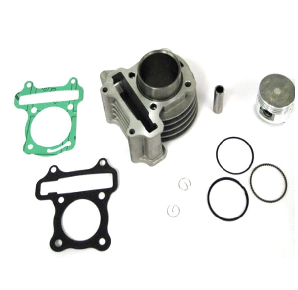 100cc (High Performance) Cylinder Piston Top End Kit For GY6-50 QMB139 Chinese Scooter Motors. Bore=50mmRequires Head #634585