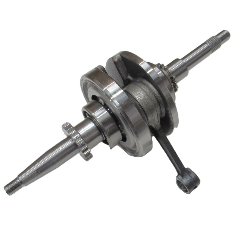 49cc Crankshaft 22T for GY6-50 QMB139 49-80cc Scooter Motors. Click Here for specs and fitment: