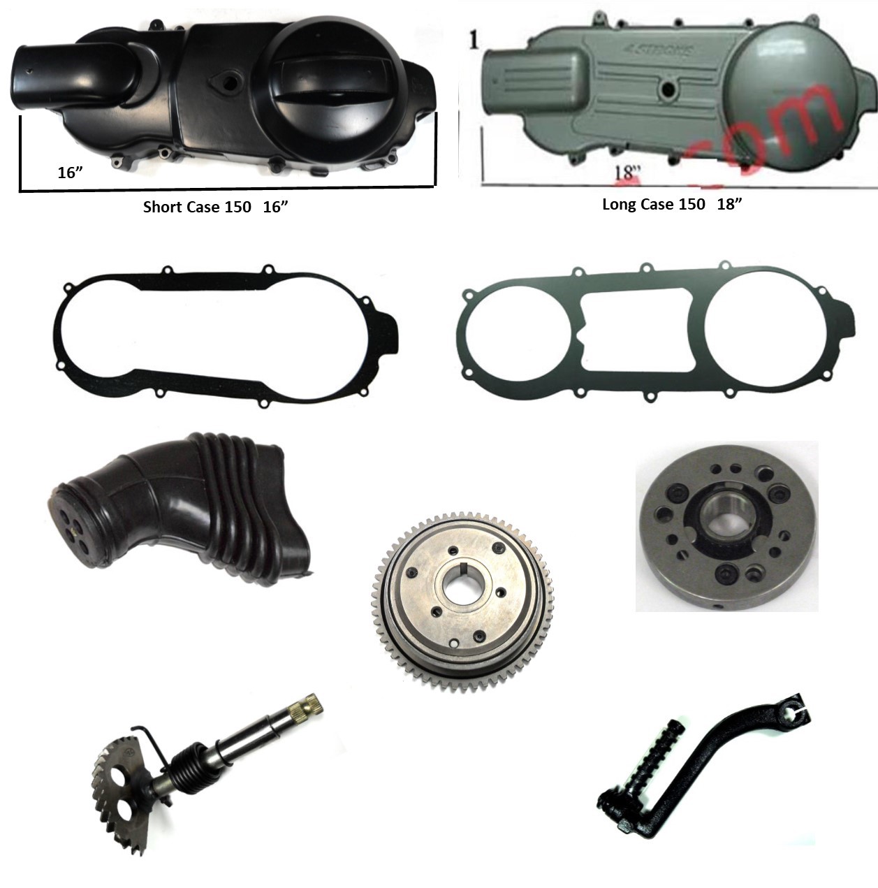 Kick Start Starting Gear Set GY6 150cc Chinese Scooter Parts ATV Go Kart  Moped