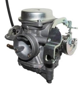TK Carburetor & Throttle Cable Fits Yamaha Raptor 90 ATV's (2009-2013)(Manual Choke)