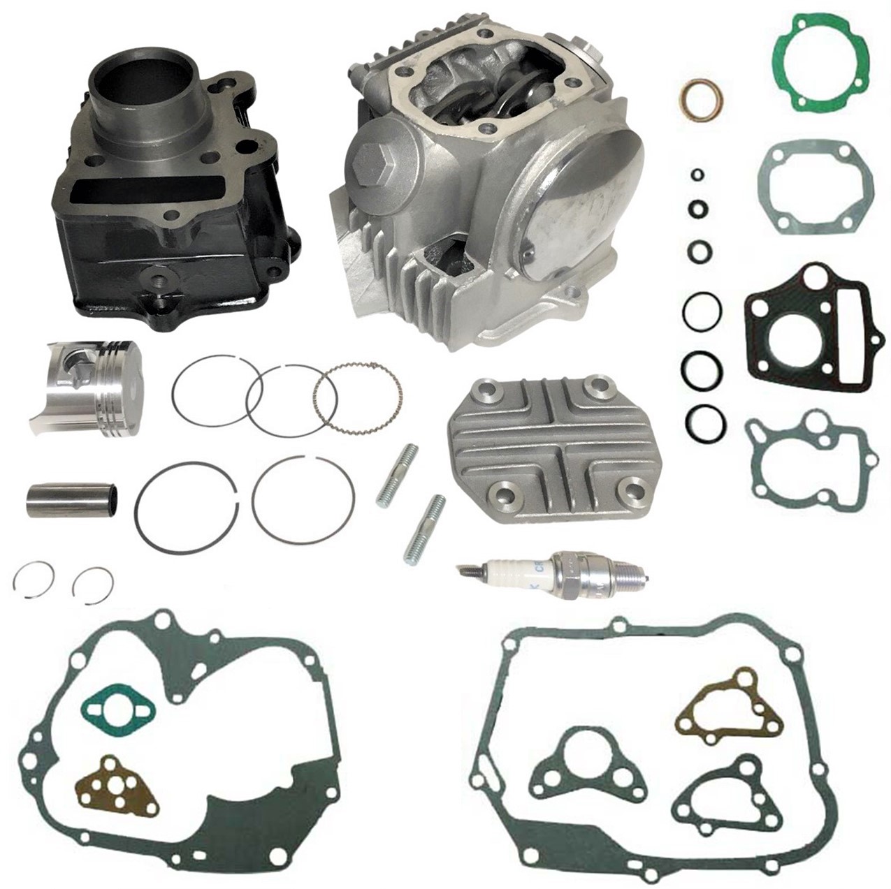 Cylinder & Head kit 70cc Chinese ATVs and Dirtbikes - Click Image to Close