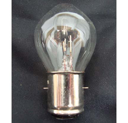 12V 25/25W Headlight Bulb 2 Terminal 20mm Base