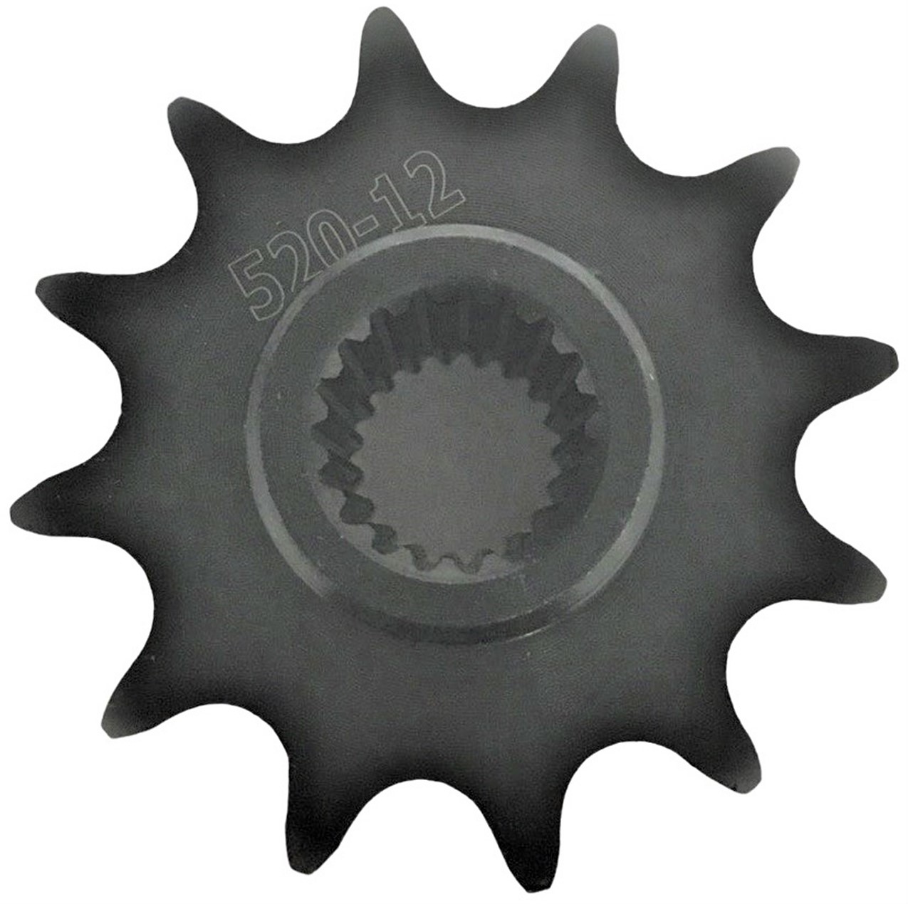 Front Sprocket #520 12th Splines=19, ID=20mm Total Width=37mm - Click Image to Close