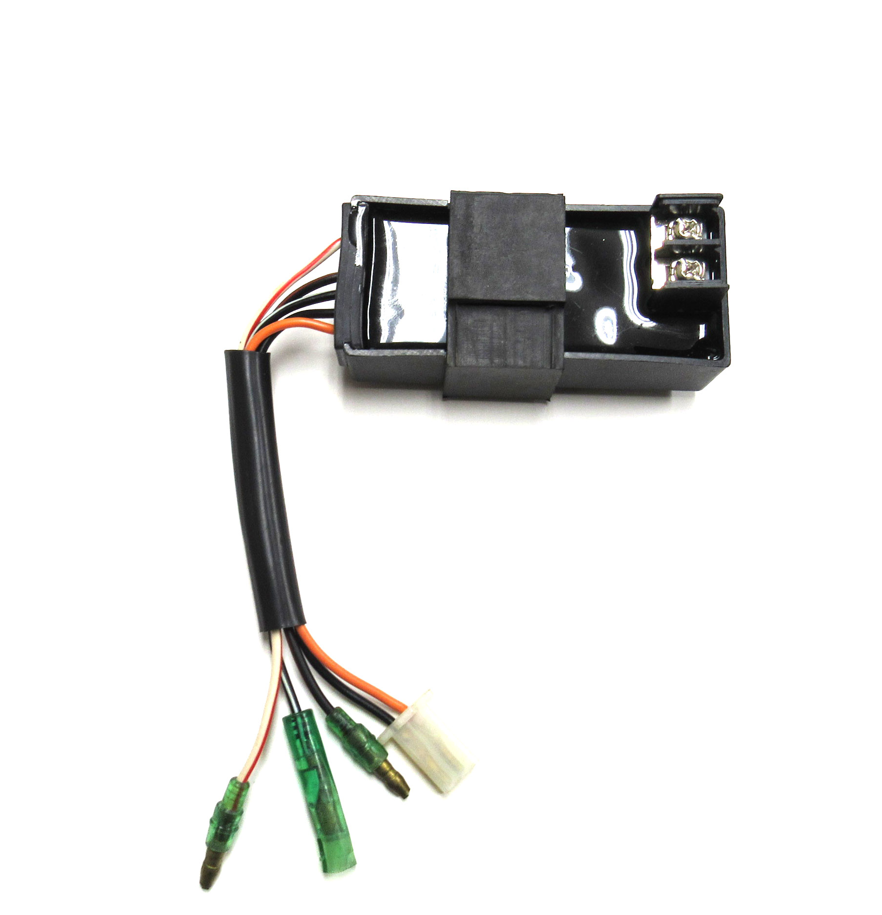 CDI Box 2 Stroke Alpha Sports (Tomberlin) Kaliber LS Single Seat Scooter AN01698 2 pins in 2 pin Male Jack + 3 wires