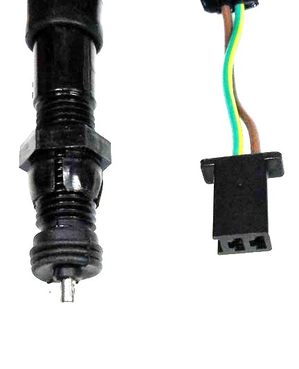 BRAKE SWITCH 2 Pins in 2 Pin Male Jack OD=13mm Wire L=20" Threads=12mm Fits Alpha Sports (Tomberlin) TX220 ATV