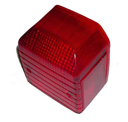 Tail Light LENS Fits most European Mopeds With CEV Tail Light 84 x 100 x 58 - Click Image to Close