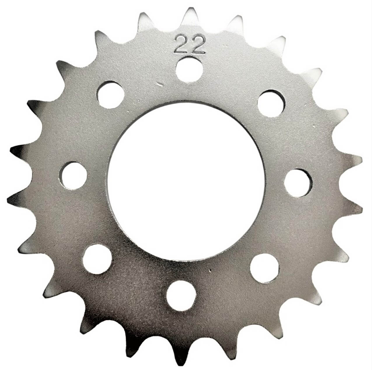 Rear Sprocket #415HD 22th Bolt Pattern=8 holes each are 24mm Ctr to Ctr, Shaft=42mm TOMOS A35/A55