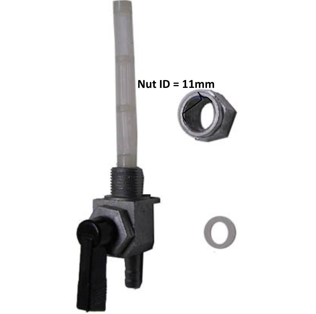 Fuel Valve Nut ID=11mm UNIVERSAL Used on Many Tomos Mopeds - Click Image to Close