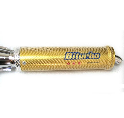 Biturbo High Performance 1 PC Chrome Exhaust For Puch Maxi - Click Image to Close